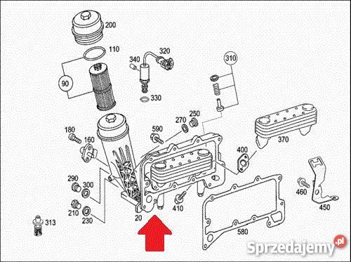 4571802210 4571803110 OBUDOWA FILTRA OLEJU AXOR smarowanie silnika śląskie