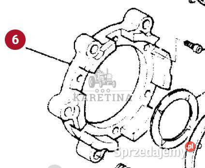 Massey Ferguson 3690 Obudowa Skrzyni Biegów