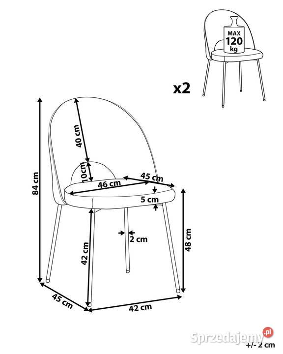 Komplet krzeseł do jadalni w stylu glamour Świdnica sprzedam