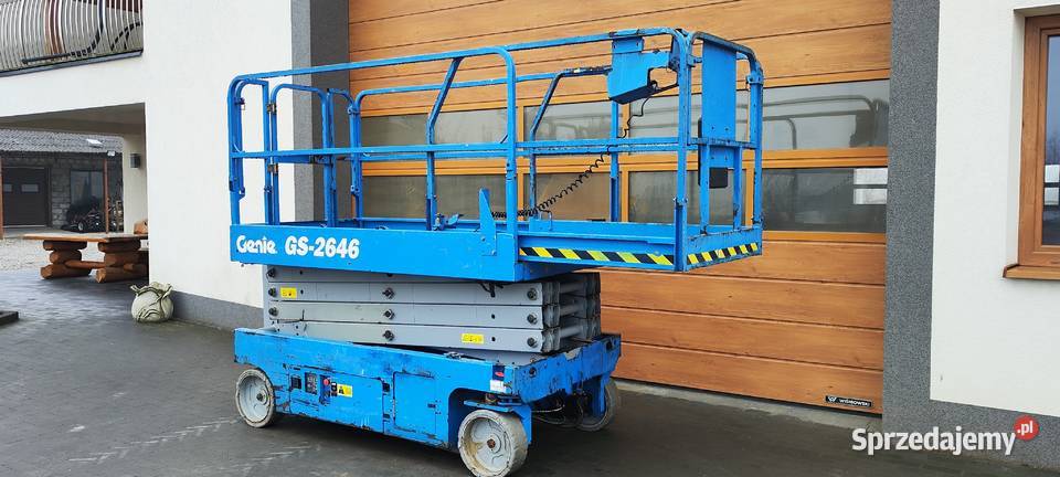 Podnośnik nożycowy zwyżka 10 m Genie GS 2646