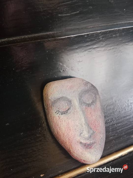 Dwa Oblicza Ręcznie Malowane Kamienie Zestaw Dekoracje i ozdoby Ruda Śląska