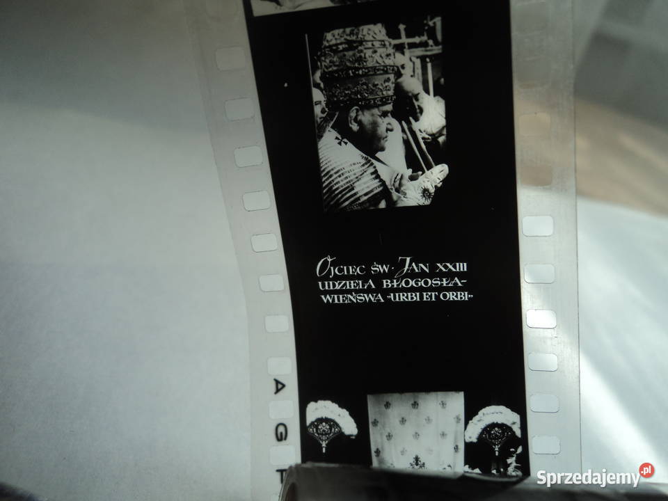 Konklawe papieża Jana 23 film na rzutnik z 1958 Nowy Sącz