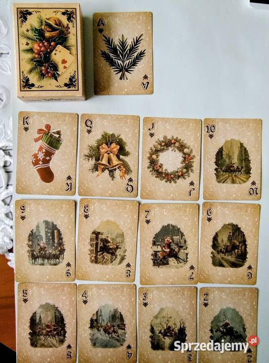 Karty do gry w stylu vintage