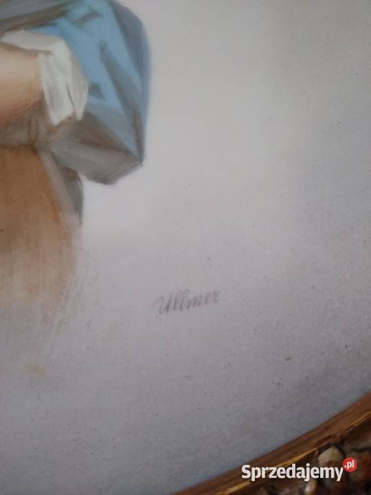 Talerz ozdobny przedwojenny porcelana Wiedeń Łódź