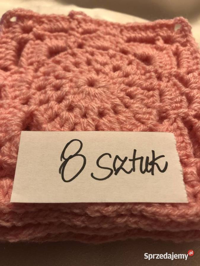 kwadrat babuni na szydełku NOWEna mazowieckie Zegrze