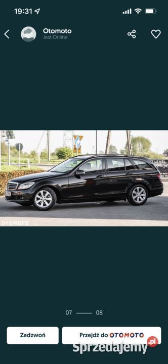 Mercedes C klasa stan wzorowy manualna mazowieckie Radom