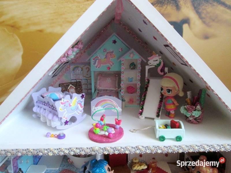 Domek lalek robiony ręcznie z pełnym Bogatynia