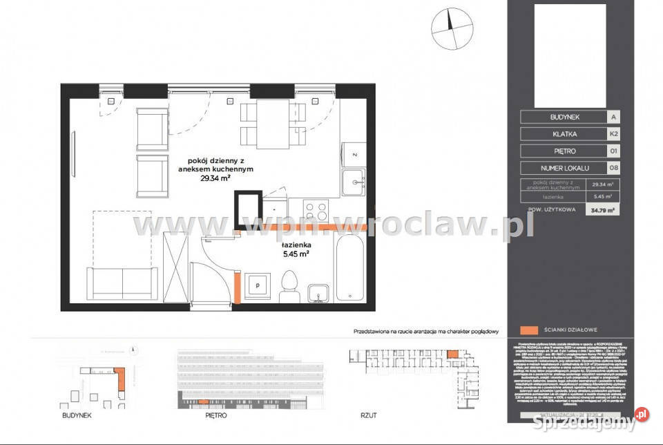 sprzedaży mieszkania 3479m2 Wrocław