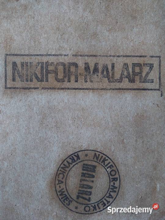 Obraz w typie NIKIFOR KRYNICKI autor nieznany Warszawa