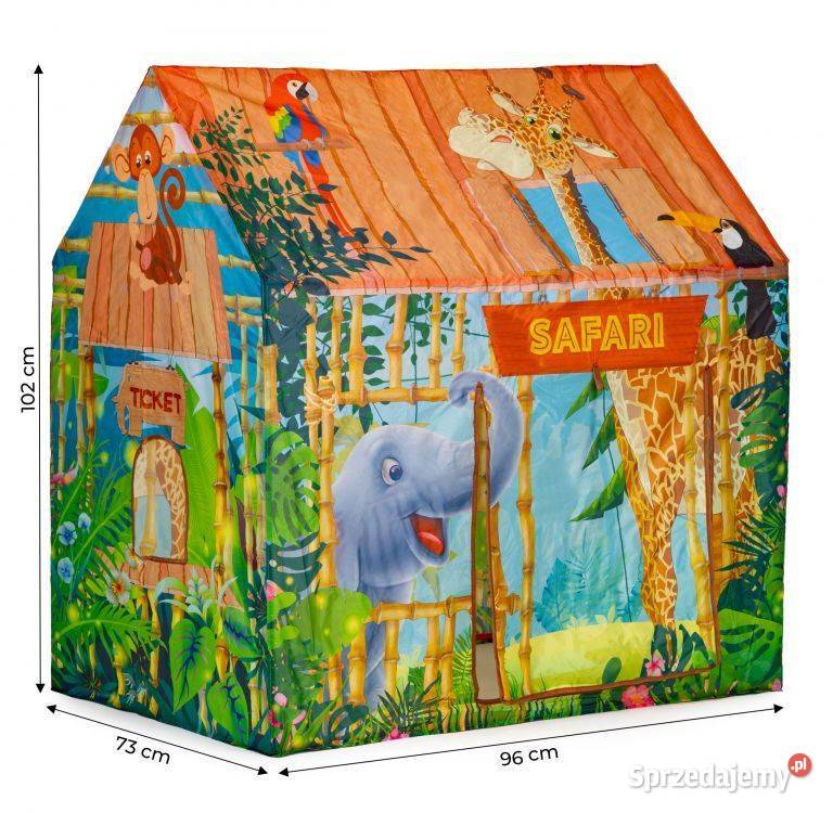 Namiot domek Safari namiocik plac zabaw dzieci Bielsk Podlaski