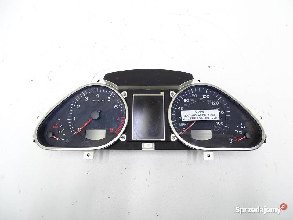 LICZNIK ZEGARY 4F0920980L 24 V6 AUDI A6 C6 0407r