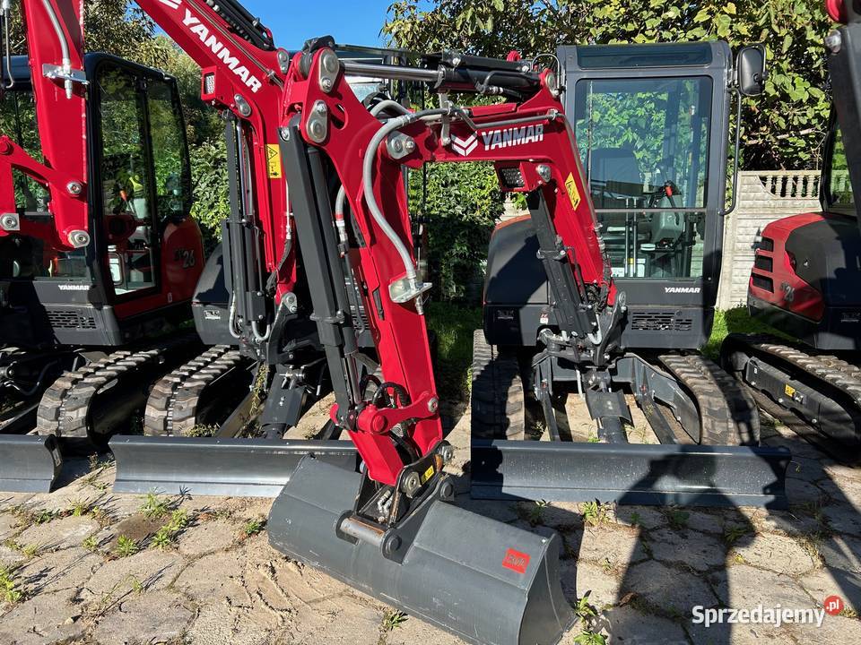 Nowa minikoparka YANMAR SV26 Classic 2023r MY Dodatkowy osprzęt