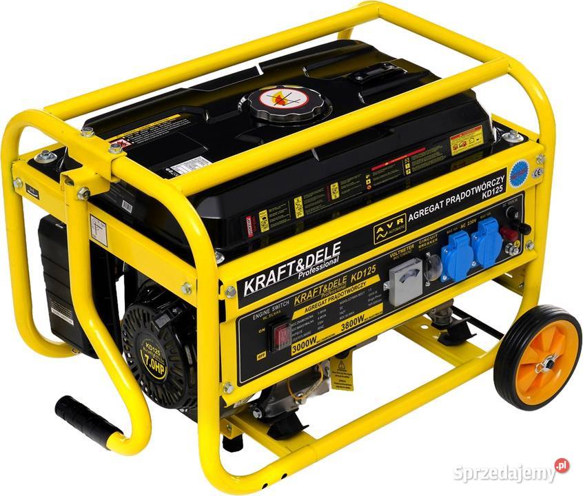 Agregat prądotwórczy 3kW 38kW 230V KD125