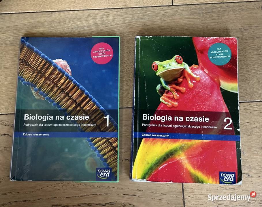 biologia na czasie 1 i 2 Biologia Warszawa