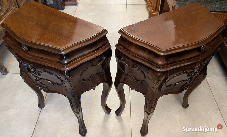 Piękne włoskie szafki neobarokowe sklep Dąbrowa Antyki, Sztuka, Kolekcje