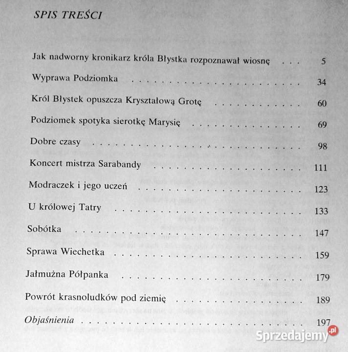 O krasnoludkach i o sierotce Marysi Maria sprzedam