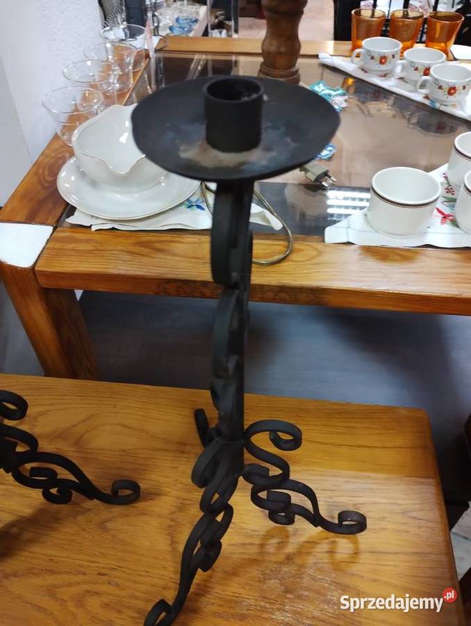 Świecznik metalowy Ełk