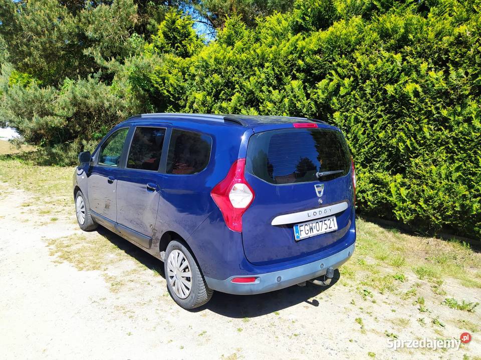 Dacia Lodgy 12 TCe Prestige gaz sekwencja KME Zarejestrowany w Polsce Samochody osobowe Chwalęcice
