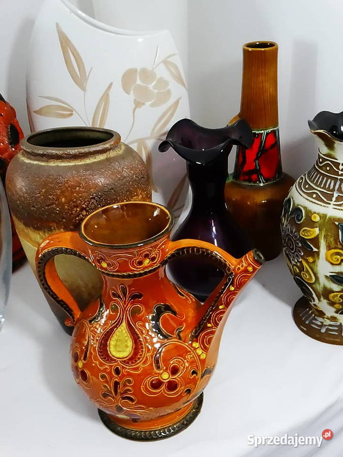 Wazony flakony dzbany naczynia na kwiaty Biłgoraj