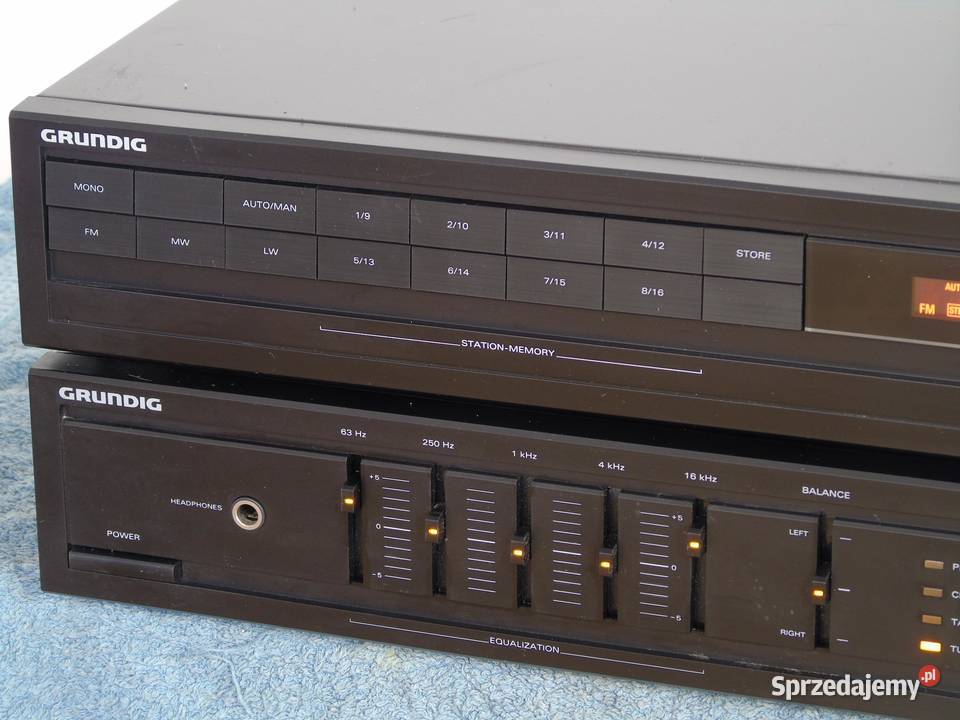 Wzmacniacz z korektorem i Tuner Grundig Vintage Jasło