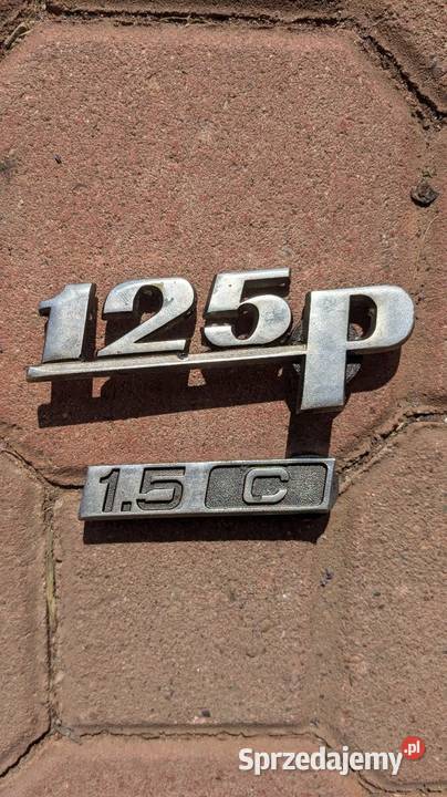 Fiat 125p 15C znaczki emblematy małopolskie Nowy Sącz