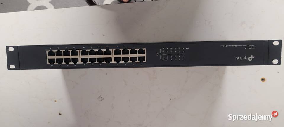 Switch Ethernet 24 porty 100 Mbs TPLink TLSF1024 Biały Kościół sprzedam