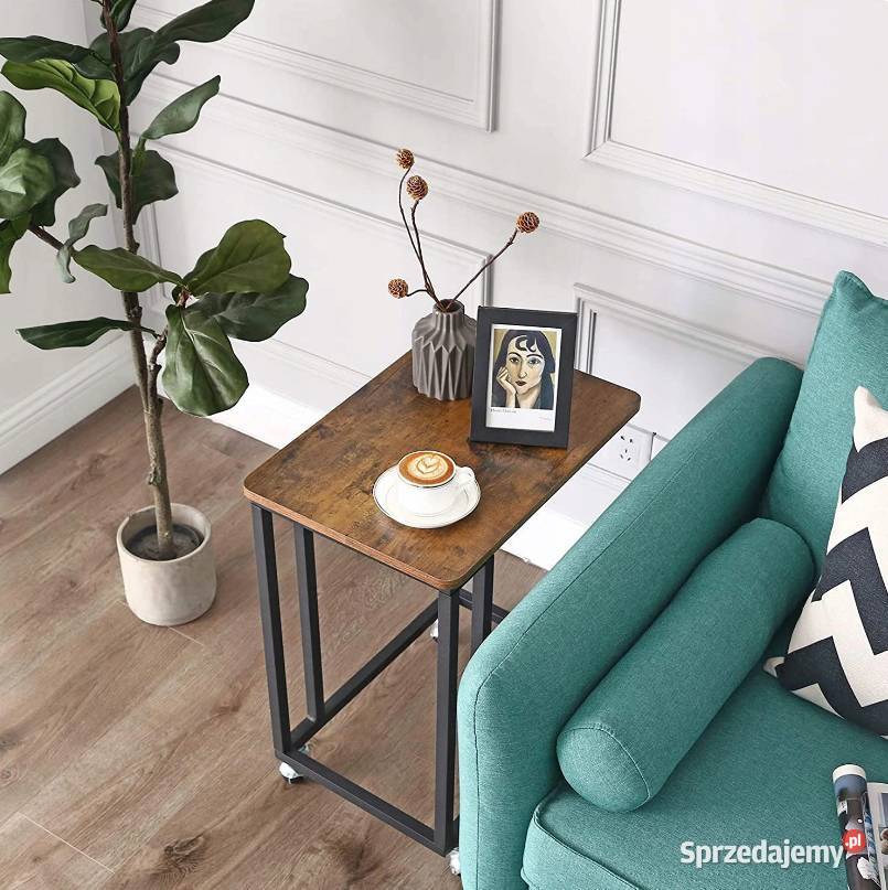 Stolik Ława na Kółkach Industrialna LOFT Pościel i koce Wyposażenie wnętrz podlaskie Choroszcz