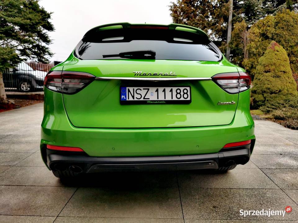 MASERATI LEVANTE MODENA WERSJA LIMITOWANA podgrzewane fotele Szczytno