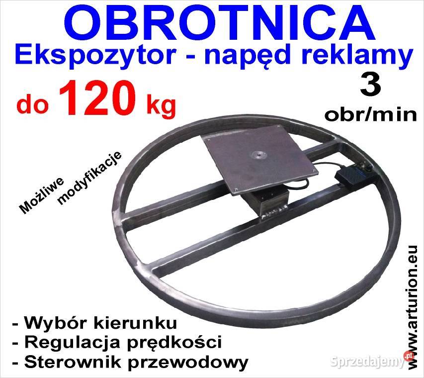 Kawalet Ekspozytor Obrotnica do 120 BEZ NAPĘDU Warszawa