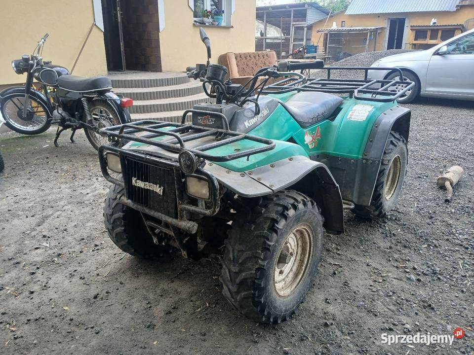 Quad kawasaki 400 klf czterosuwowy Motoryzacja Zamość