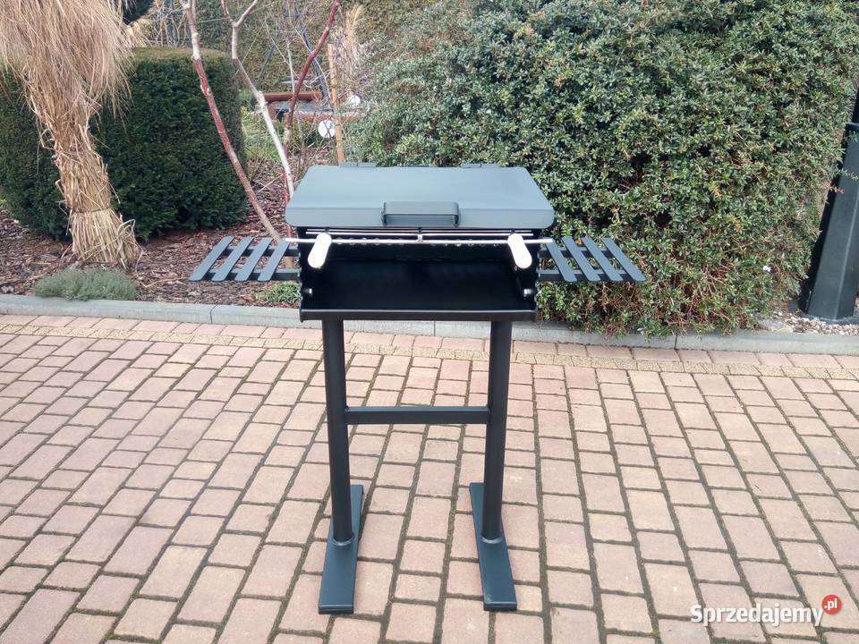 Grill ogrodowy blacha 4 mm 2 standardowe tacki Damasławek