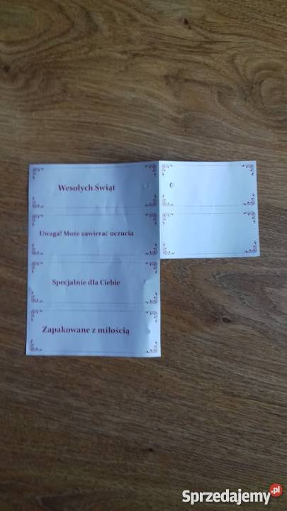 Karneciki na życzenia 26 sztuk Iława sprzedam