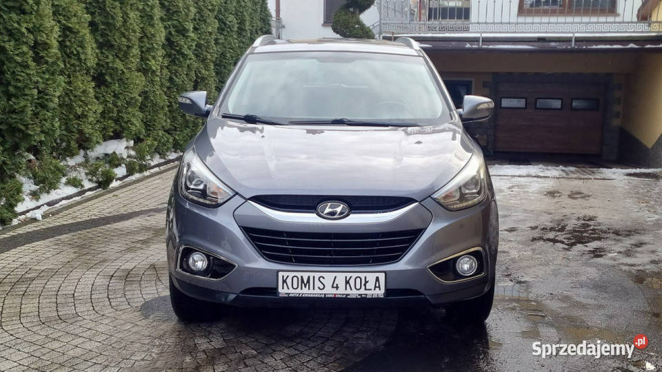 Hyundai ix35 Serwis 4x4 166 PółSkóry GWARANCJA szary mazowieckie Płońsk