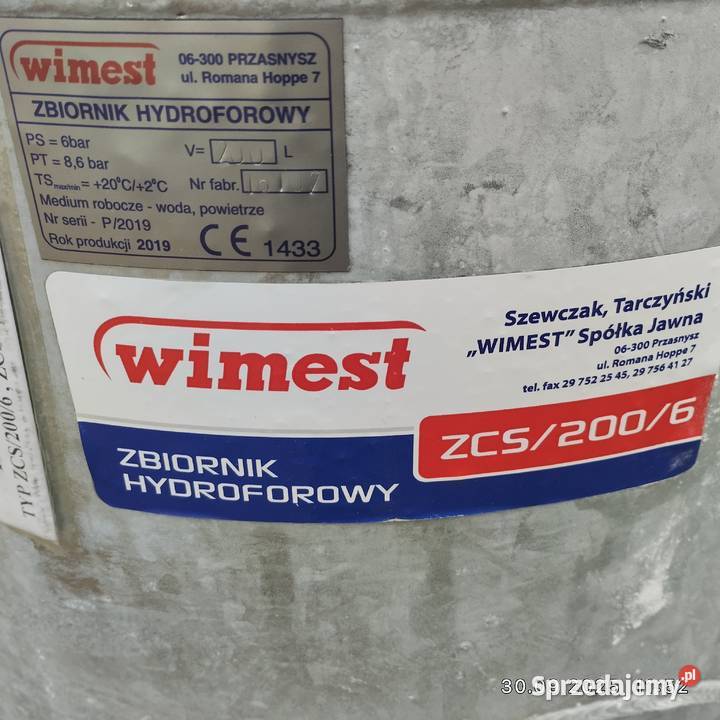 Sprzedam zbiornik hydrofrowy