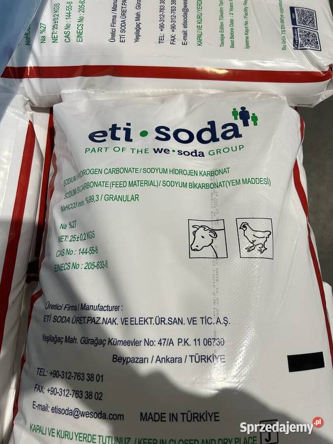 Kwaśny węglan sodu paszowy pomorskie Gdańsk
