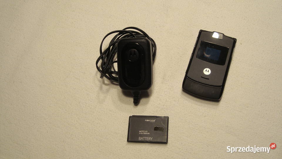 Telefon komórkowy Motorola V3x 4 MB czarny Warszawa