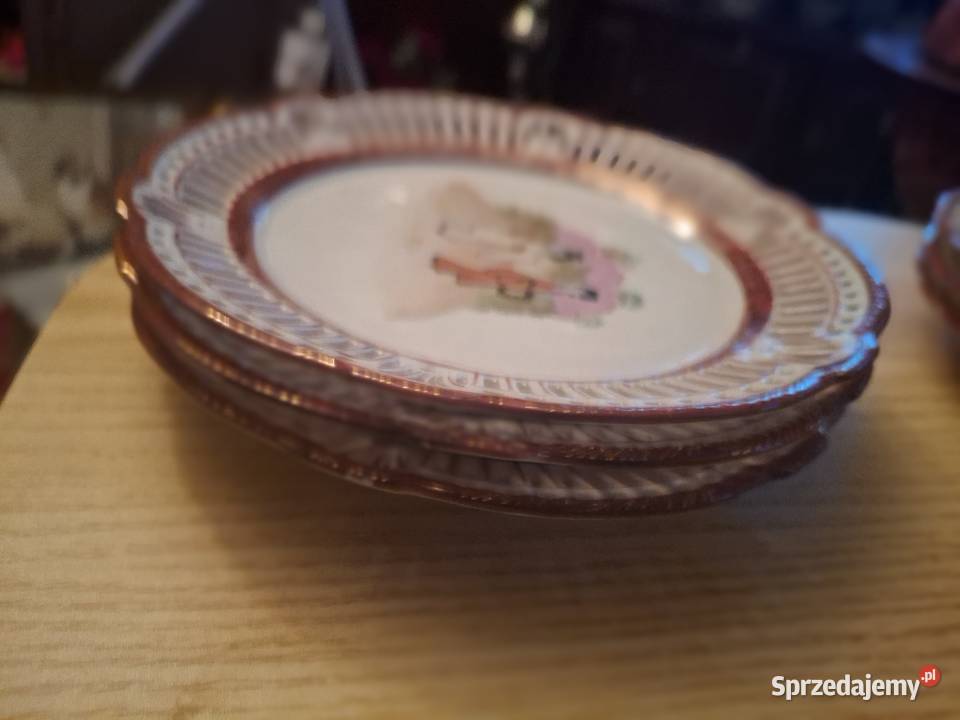 Talerzyki deserowe porcelana Warszawa
