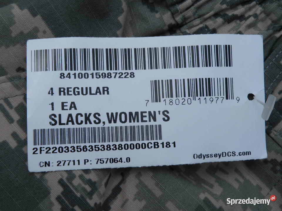 Spodnie ABU womans tiger stripes 4R ripstop Wrocław