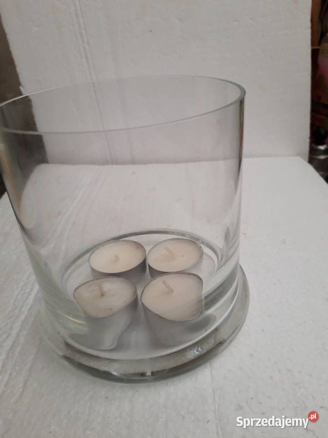 świecznik na tealighty wazkon Krosno lata 80te Warszawa