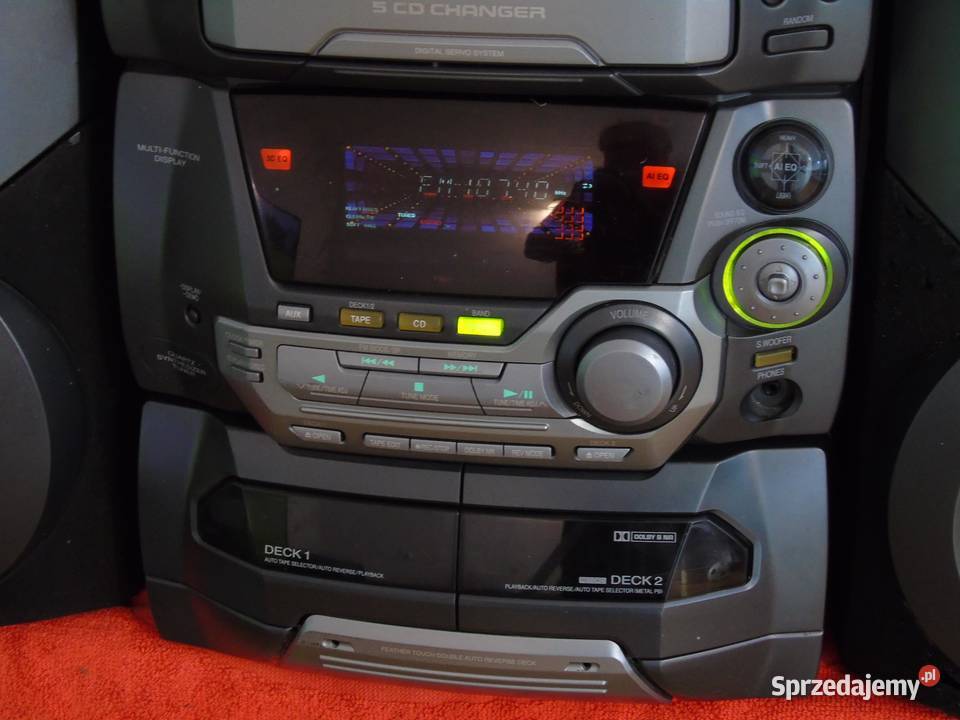 Wieża Panasonic SAAK25 kol CD AUX radio DOSTAWA Jasło