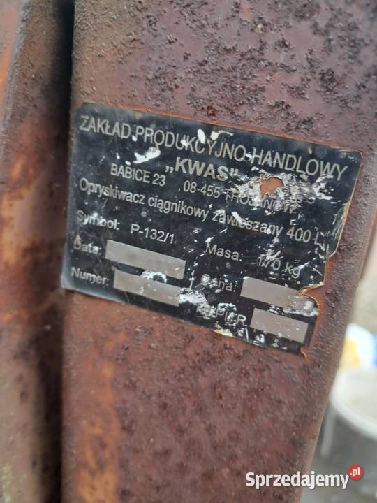 Opryskiwacz 400 litrów belka 12 metrów mazowieckie Radom sprzedam