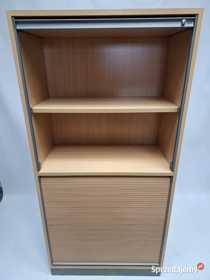Szafa biurowa aktowa żaluzjowa Martela 4oh buk Biuro Poznań sprzedam