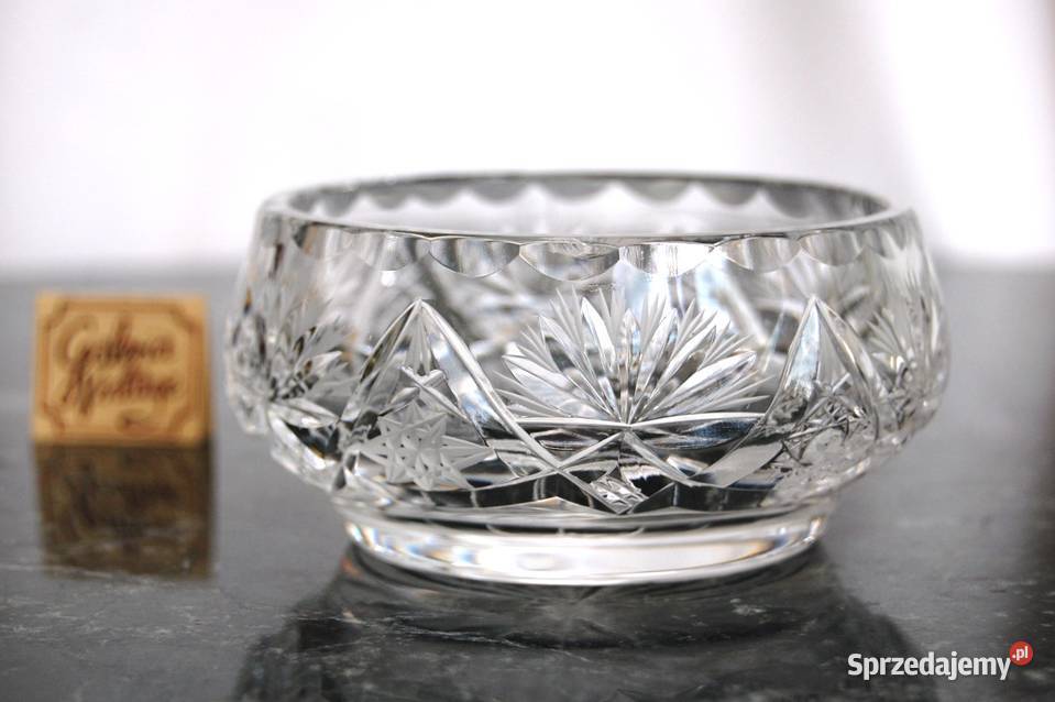 Kryształowa miska miseczka salaterka kryształ przezroczysty Lublin