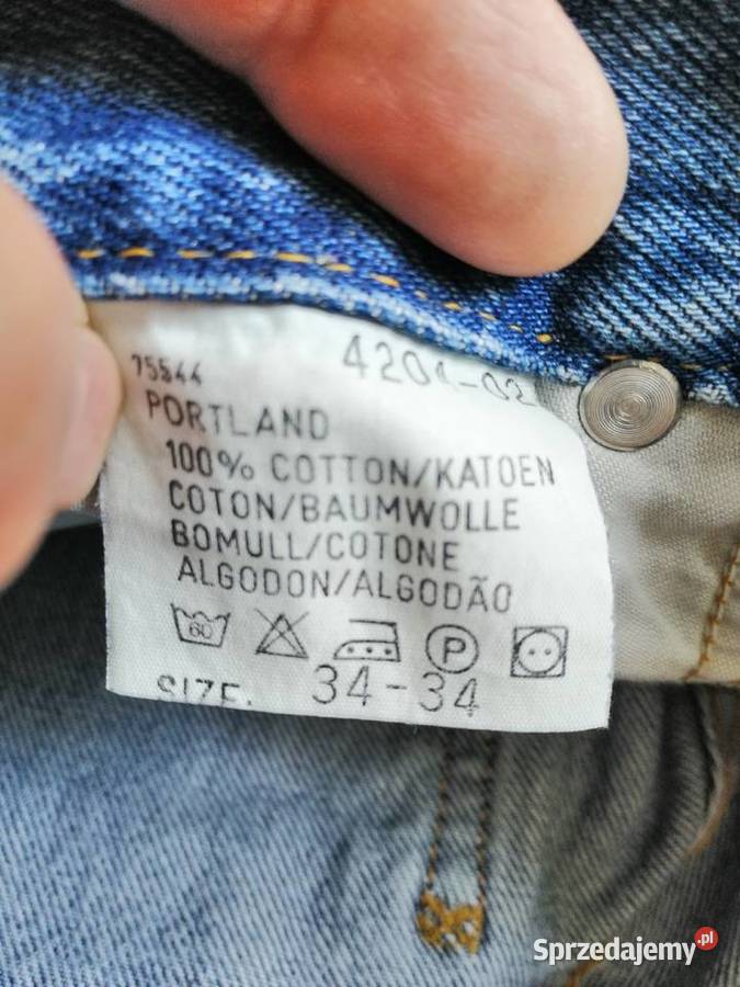 DŻINSY LEE ORYGINALNE SIZE 3434 niebieski Warszawa