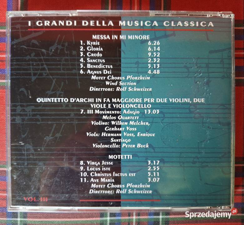 I Grandi Della Musica Classica Bruckner 3CD Kraków