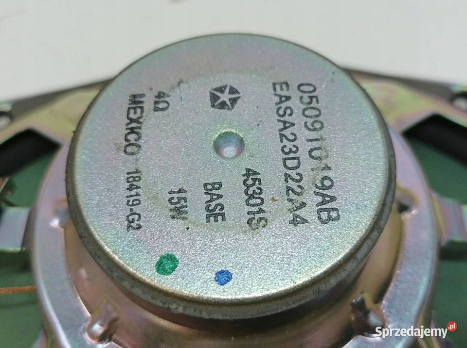 GŁOŚNIK KOMPLET 05091019AB Dodge Charger VII