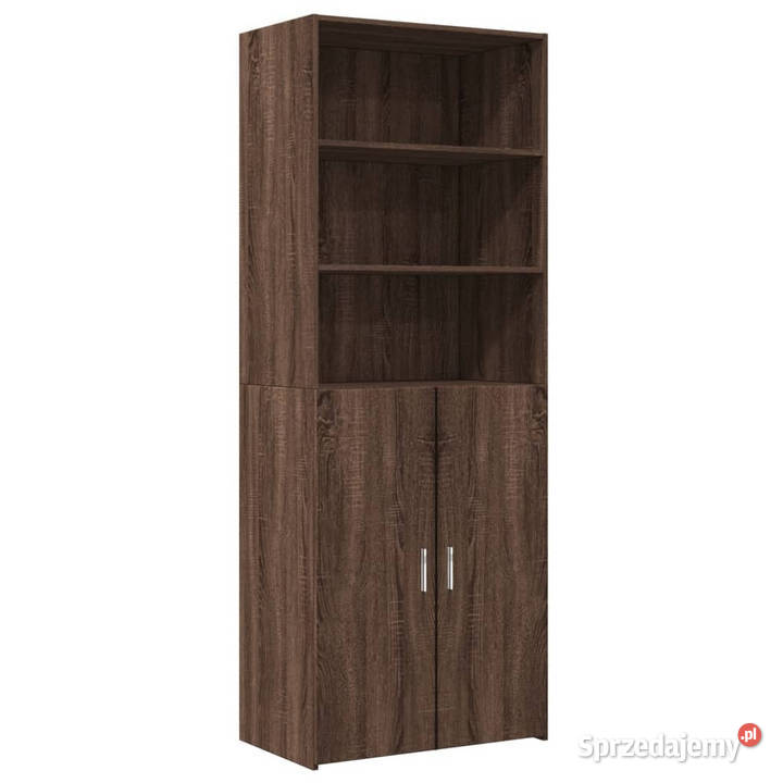 Wysoka szafka brązowy dąb 70x425x185 WM3281377 Warszawa