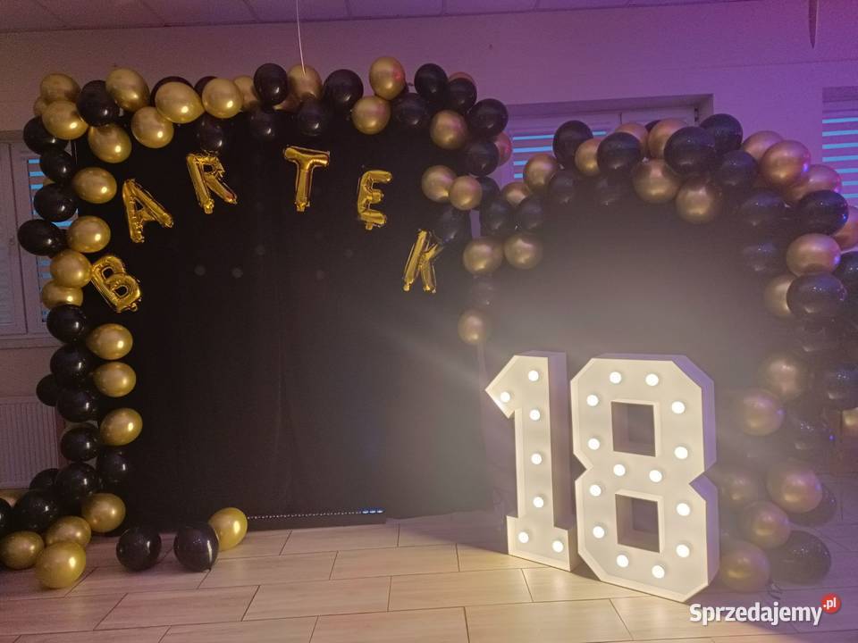 Świecące cyfry 18 Led ROCZEK Osiemnastka Wynajem Działoszyn