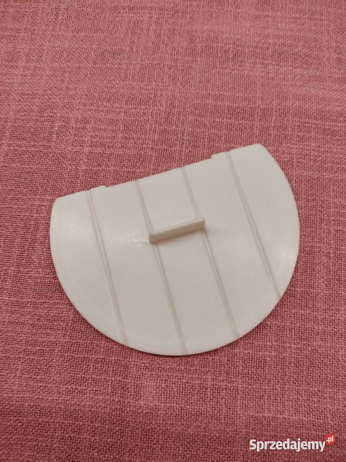 Pojemnik plastikowy biały na ścianę z naklejką Głuchołazy