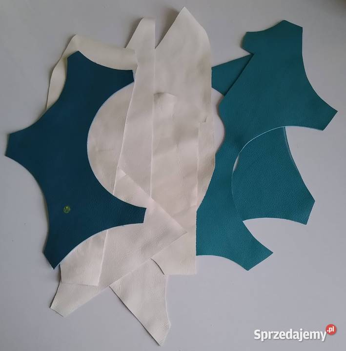 Skóra 235 g Licowa Włoska średnie i małe kawałki Rękodzieło Gdańsk sprzedam